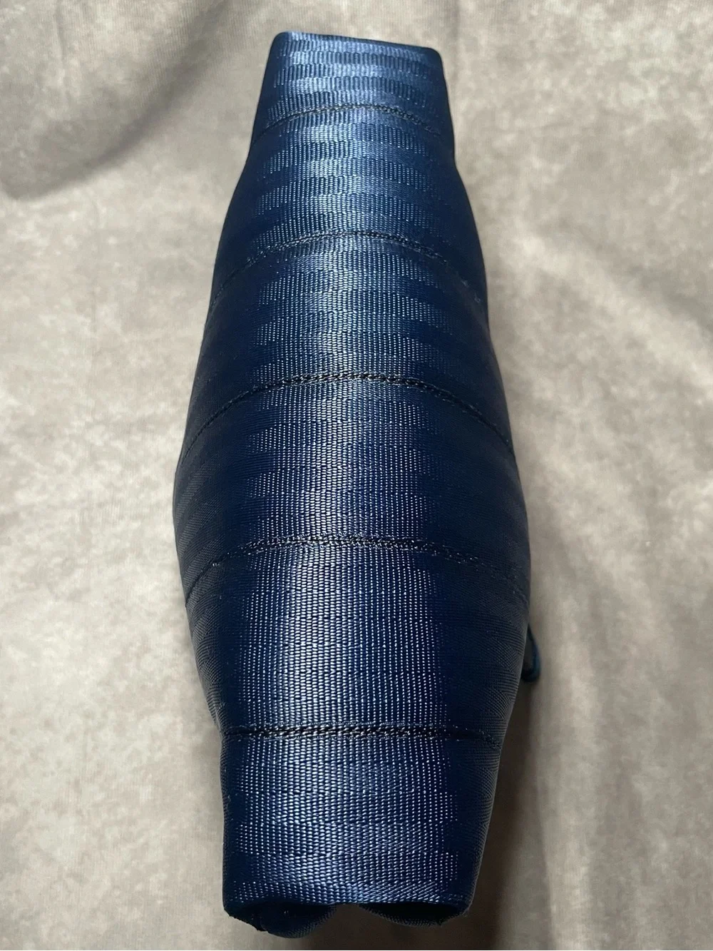 Harvey’s Seatbelt SLV Indigo Blue Bow Clutch Rootbeer Liner OG Hardware CNC